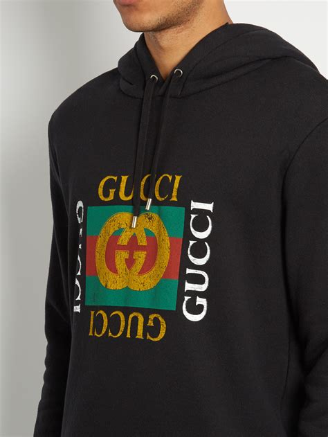 gucci print hooded sweatshirt|Gucci sweatsuit men's.